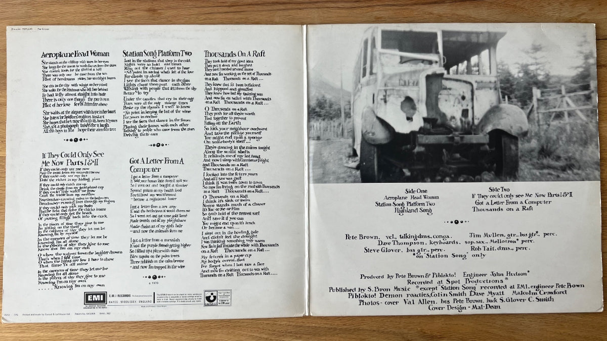 Pete Brown & Piblokto! / 1. UK-Press. 1970 - (M-/VG++)