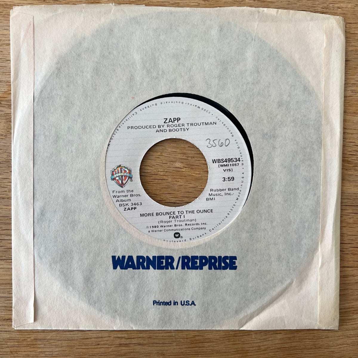 Zapp - More Bounce To The Ounce / 1. US-Press. 1980 - (M-/VG+)