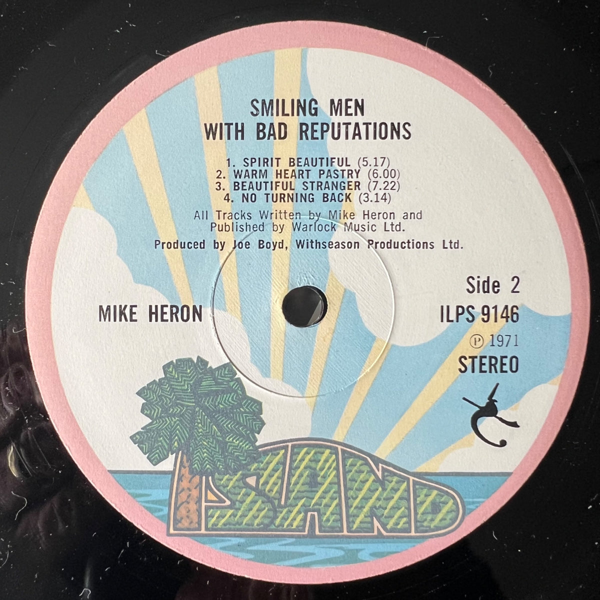 Mike Heron - Smiling Men With Bad Reputations / 1. UK-Press. 1971 - (M-/VG+)