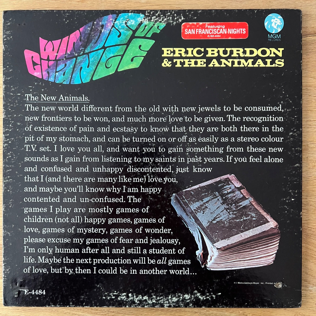 Eric Burdon & The Animals - Winds Of Change / 1. US-Press. 1967 - Mono - (M-/VG)