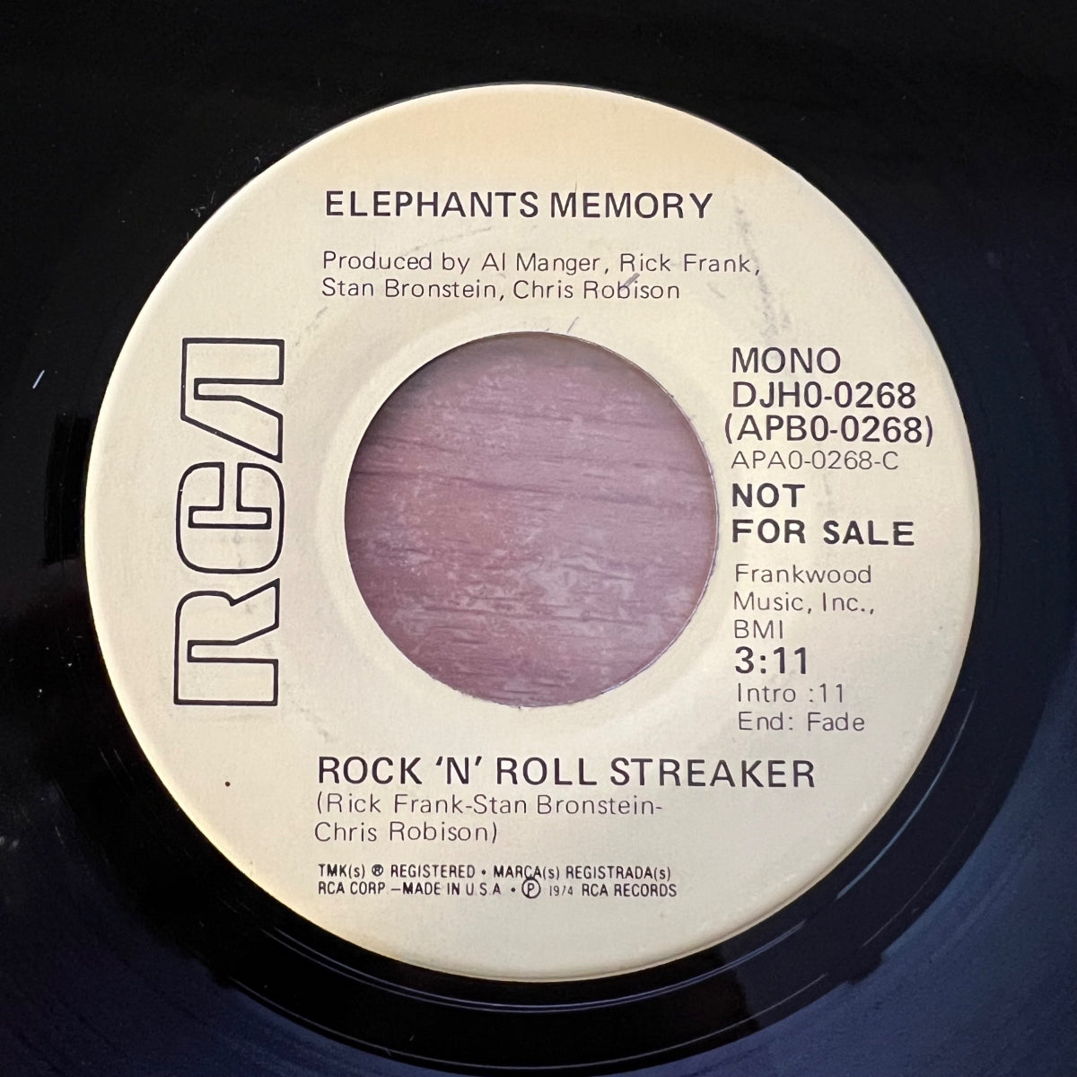 Elephants Memory - Rock 'N' Roll Sneaker / US-Promo 1974 - (M-/Neutral)