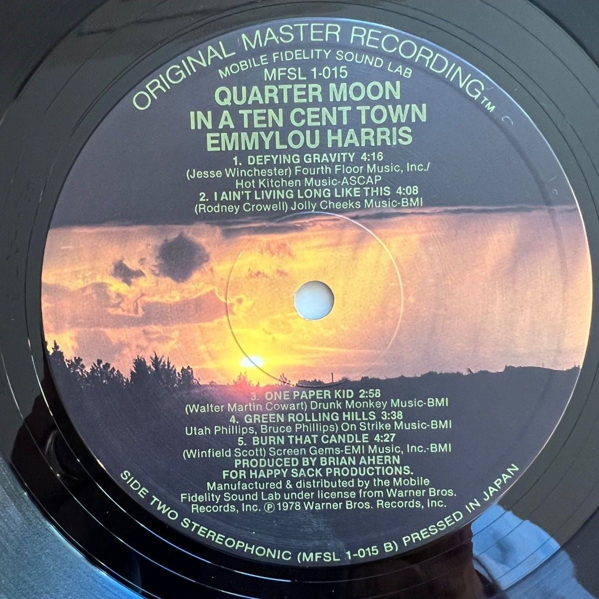 Emmylou Harris - Quarter Moon In A.. / Audiophile MFSL 1979 - (M-/VG++)