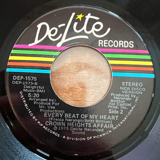 Crown Heights Affair - Every Beat Of My Heart / 1. US-Press. 1975 - (M-/Neutral)