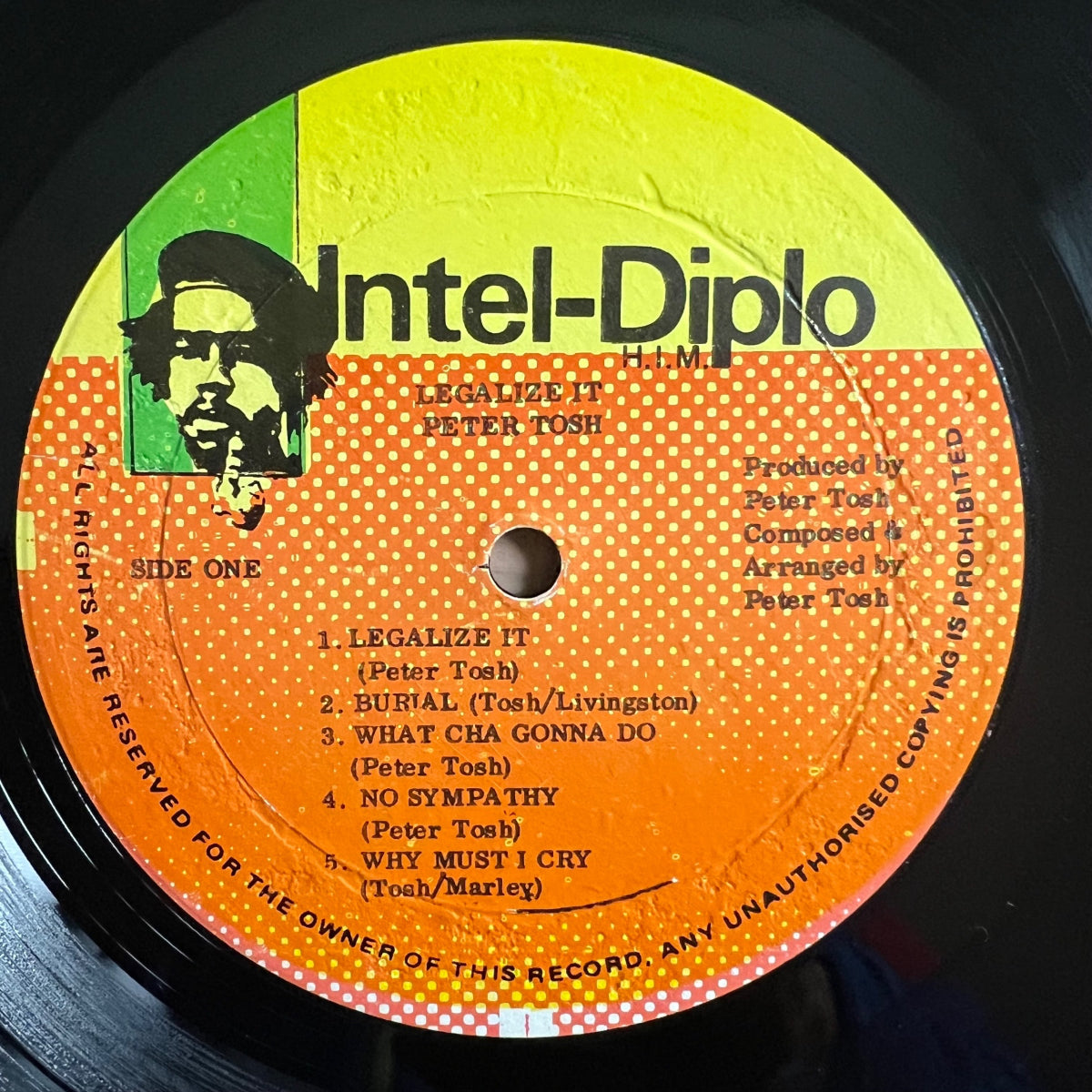 Peter Tosh - Legalize It / 1. Jamaica-Press. 1976 - (M-/VG++)