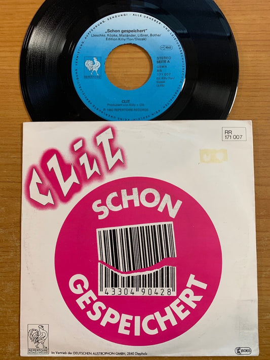 Clit - Schon Gespeichert / 1. D-Press. 1982 - (M-/VG+)