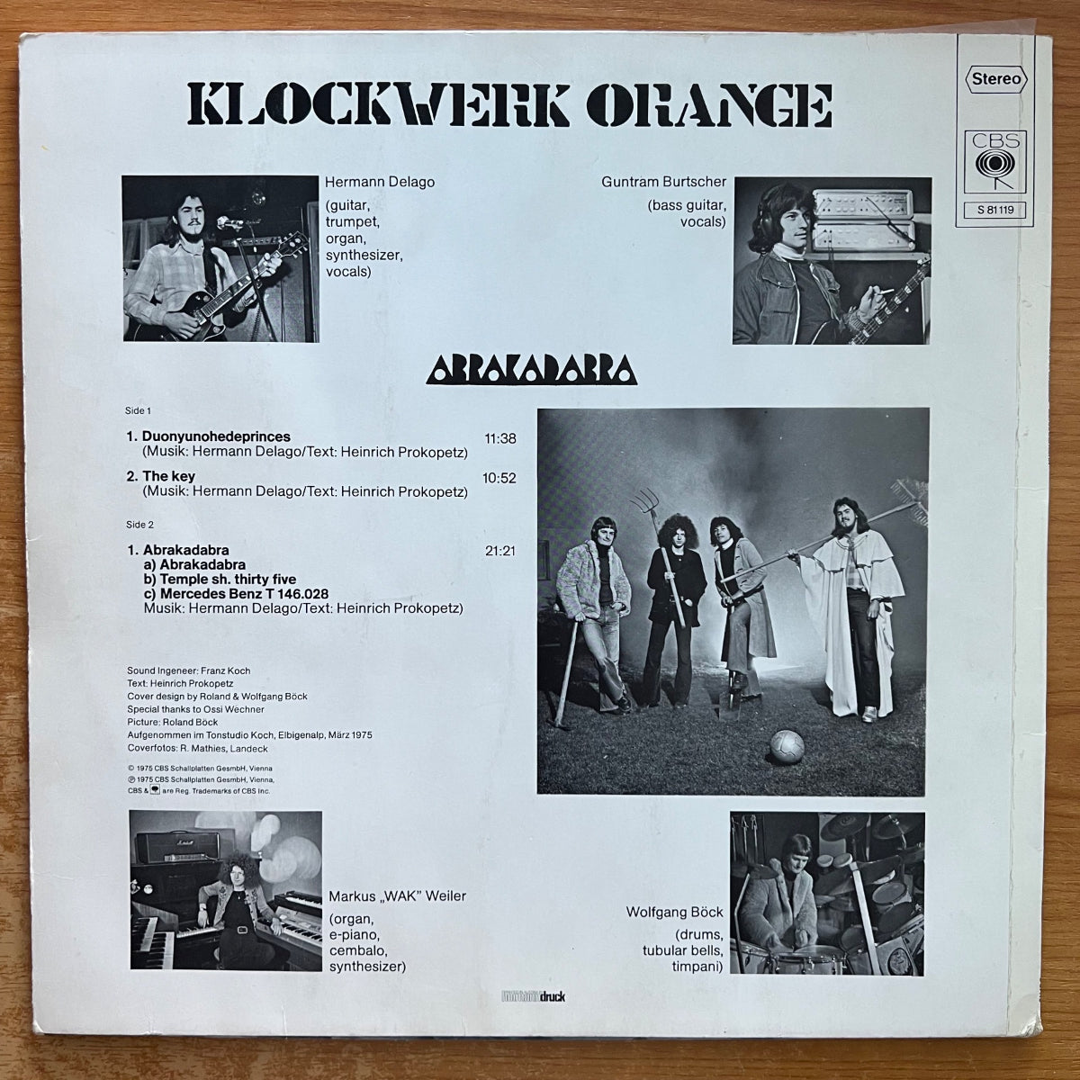 Klockwerk Orange - Abrakadabra / 1. Austria-Press. 1975 -(VG++/M-)