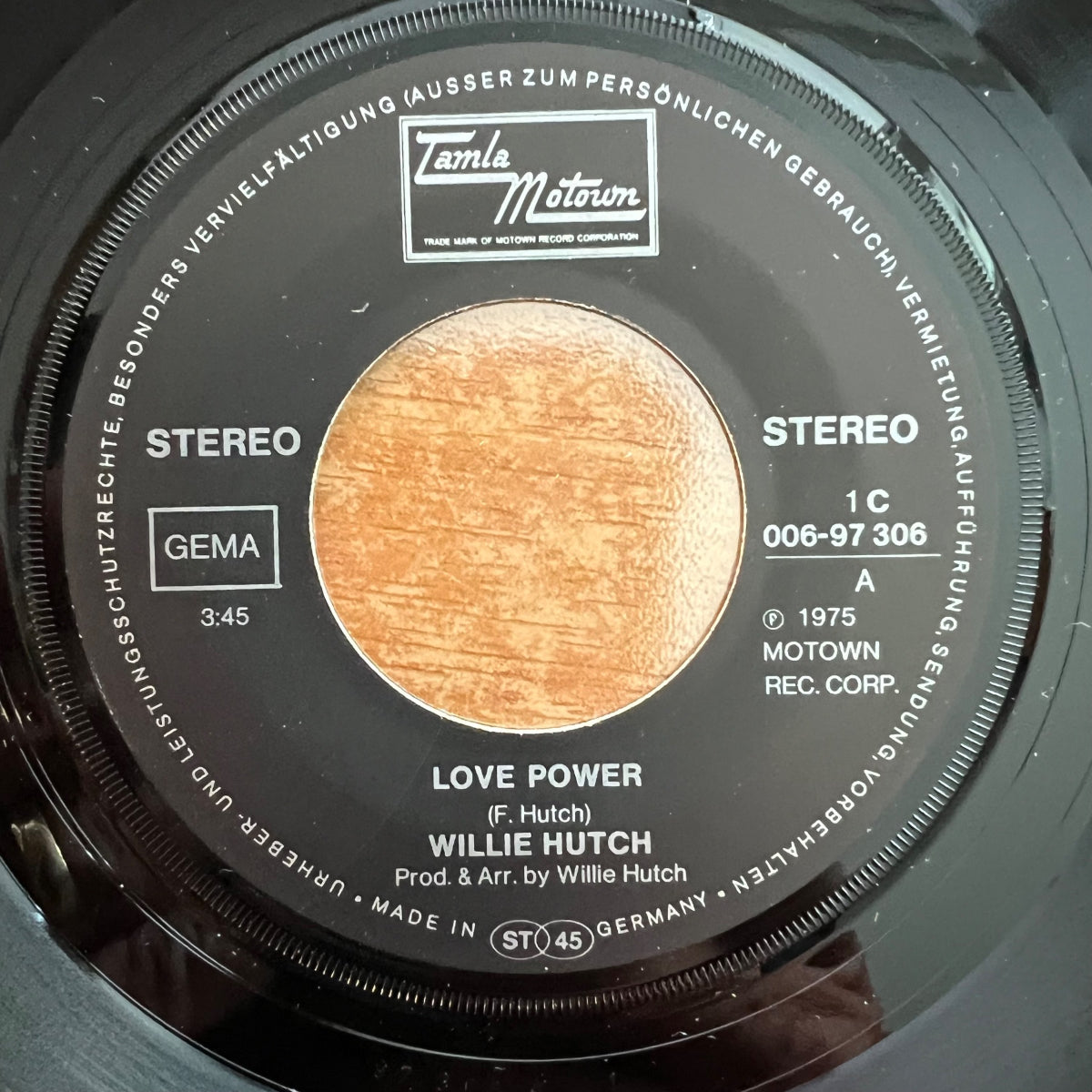 Willie Hutch - Love Power / 1. D-Press. 1975 - (M-/VG+)