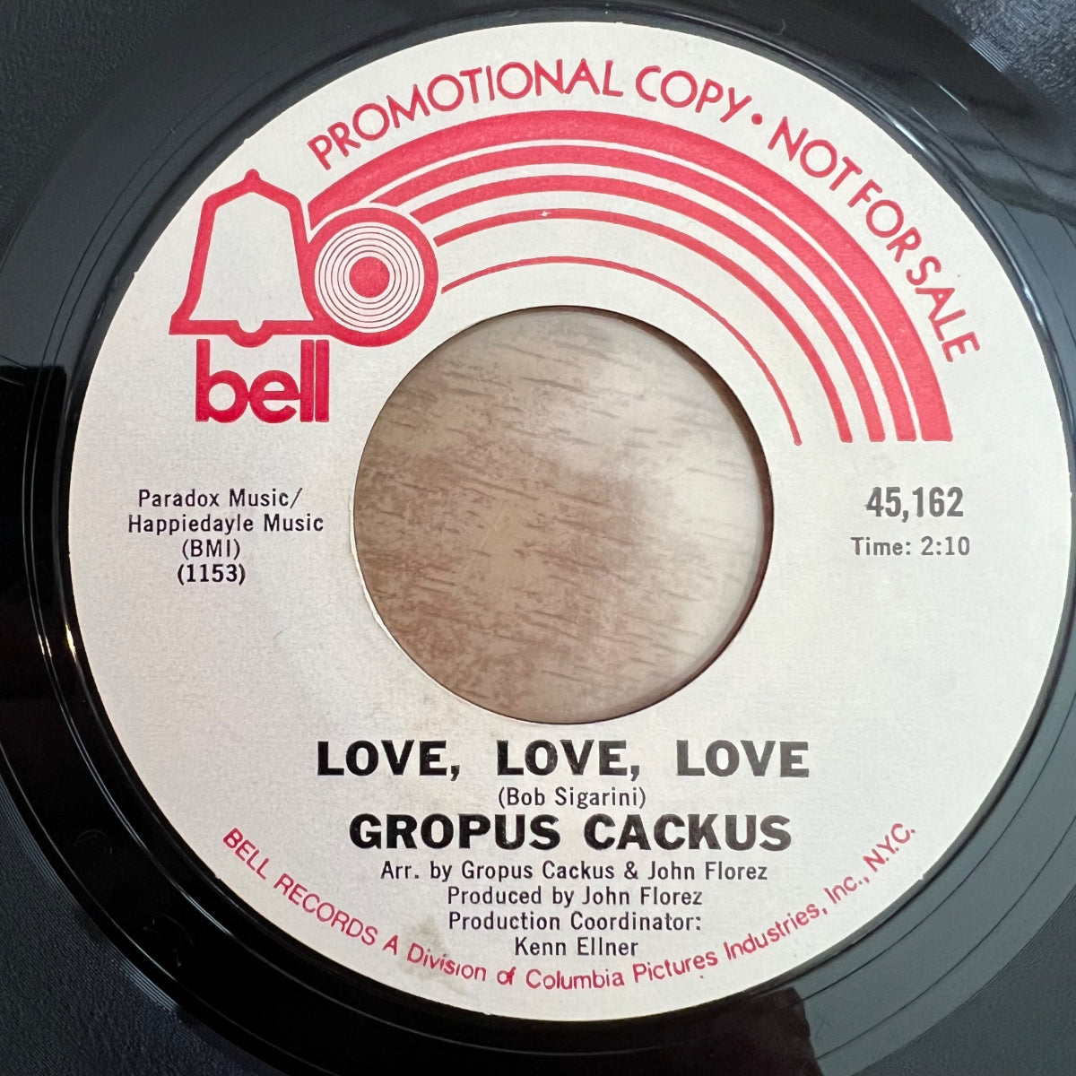 Gropus Cackus - Rhyme And Reason / US-Promo 1972