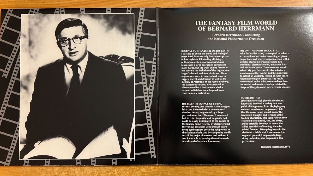 Bernard Hermann - The Fantasy Film World Of / Audiophile MFSL 1995 - (Mint)