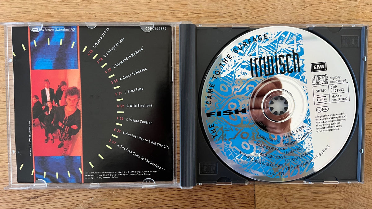 Irrwisch - The Fish Came To The Surface / CD - 1. Swiss-Press. 1989 - (M-/M-)