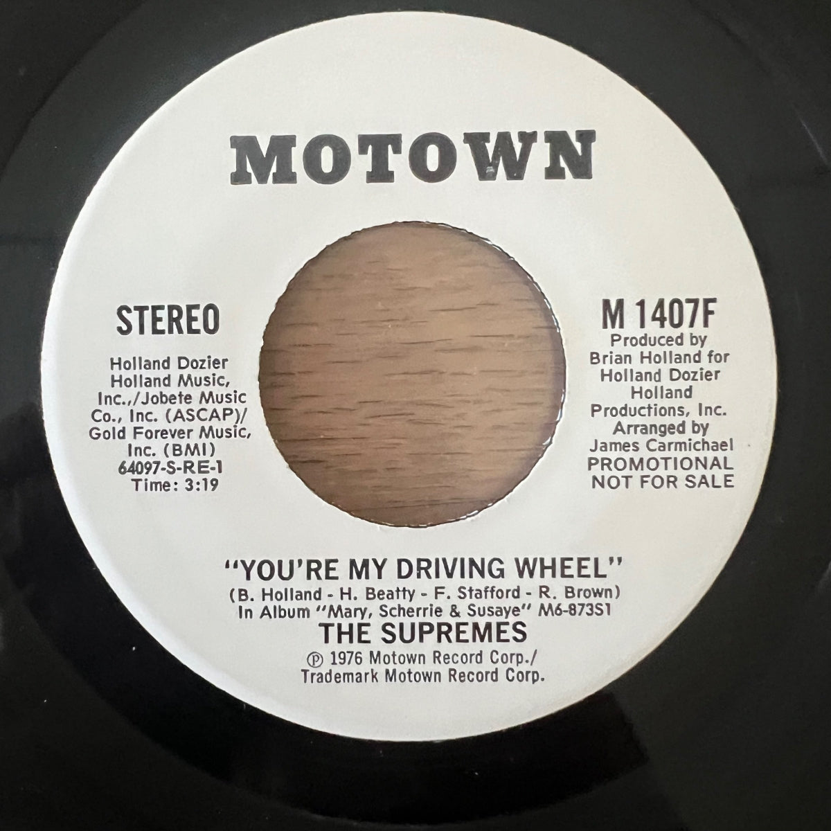 Supremes - You're My Driving Wheel / US-Promo 1976 - (M-/Neutral)