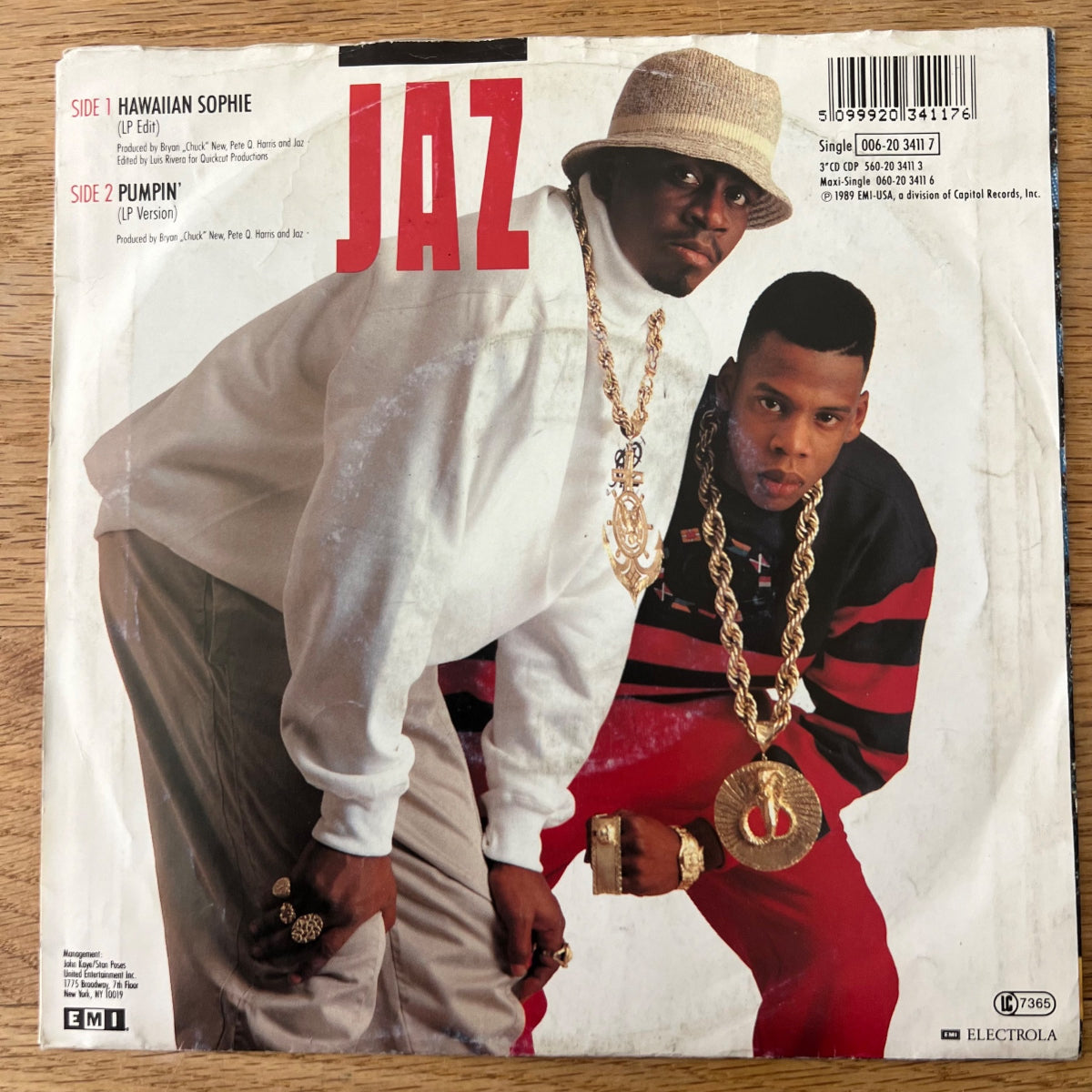 Jaz - Hawaiian Sophie / 1. EU-Press. 1989 - (VG++/VG)
