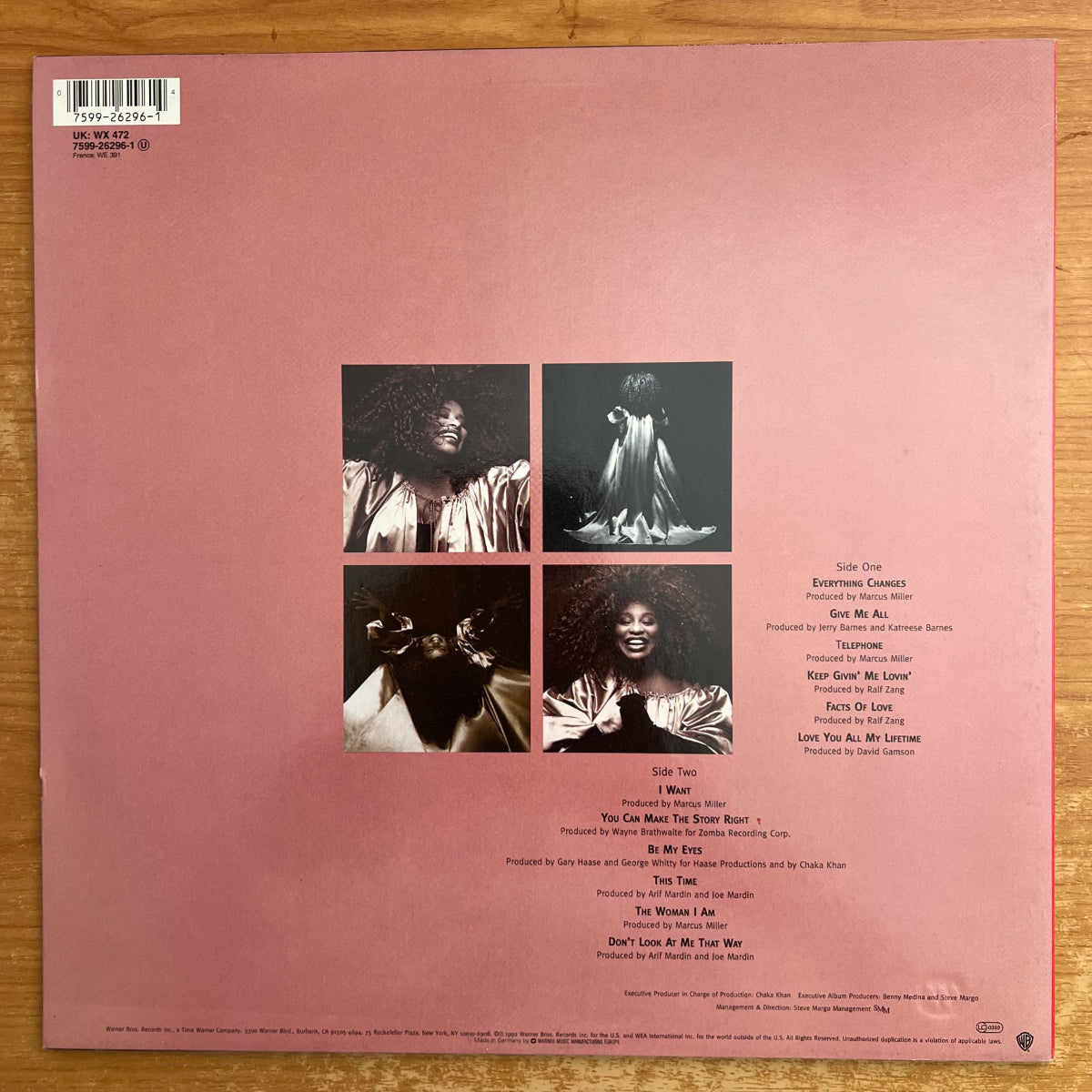 Chaka Khan - The Woman I Am / 1. D-Press. 1992 - (M-/M-)