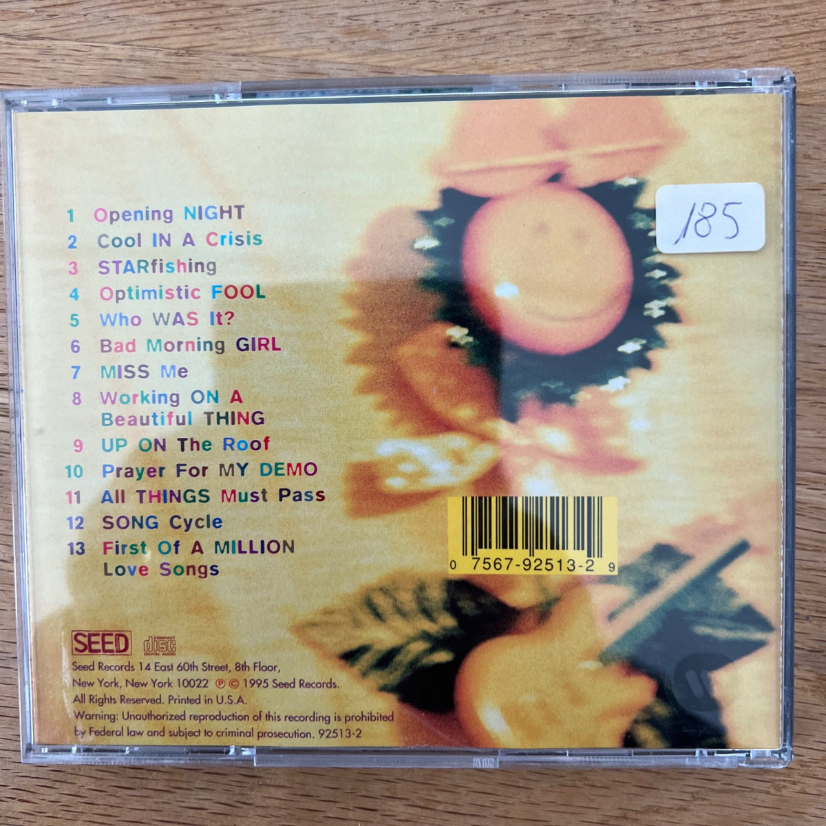 Pooh Sticks - Optimistic Fool / CD - 1. US-Press. 1995 - (M-/M-)