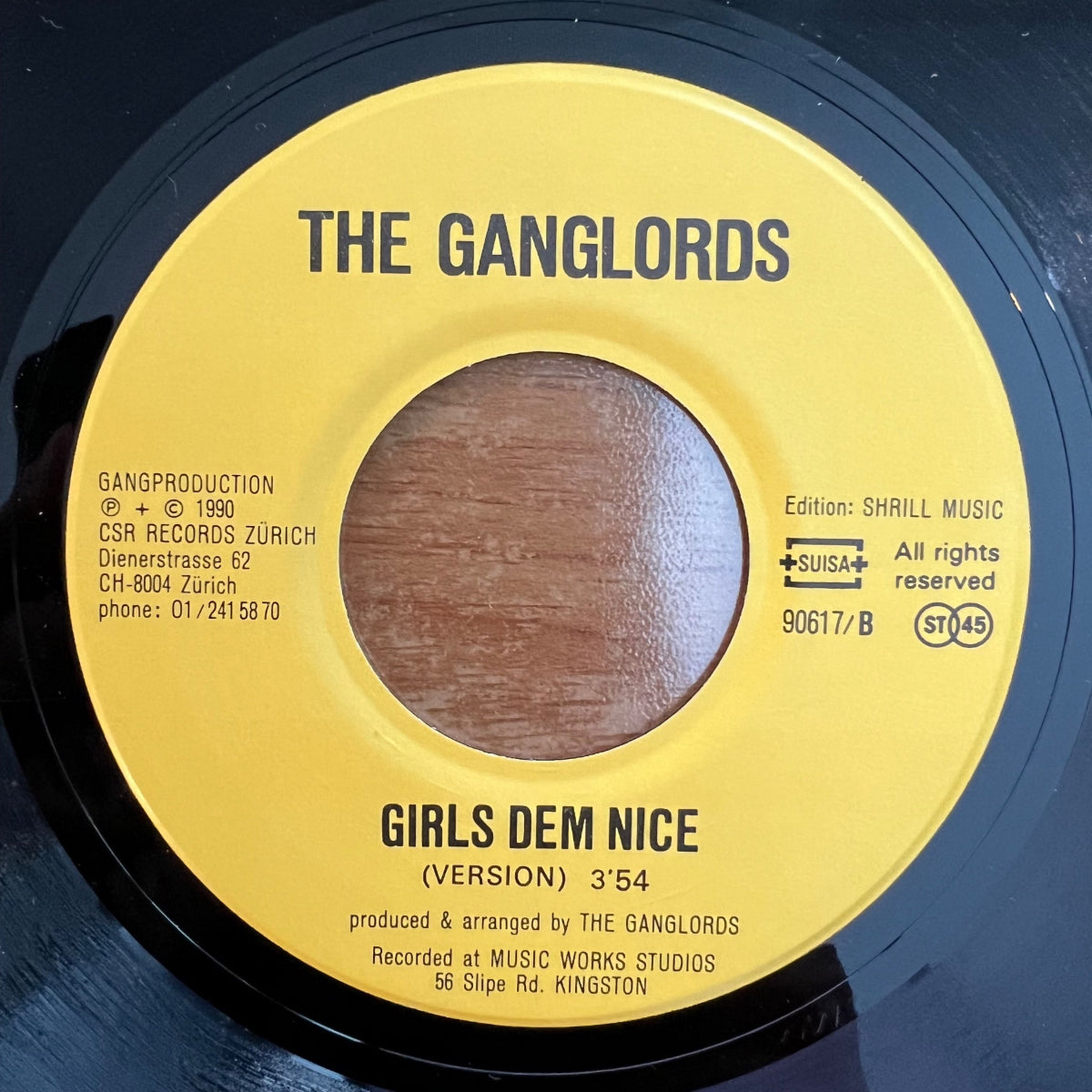 Ganglords feat. Lucan & Shabba Shields - Girls Dem Nice / 1. Swiss-Press. 1990 - (VG++/VG++)