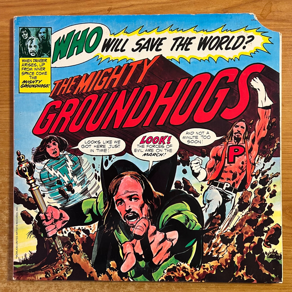 Groundhogs - Who Will Save The World? / 1st US Press. 1972 - (M-/VG+)