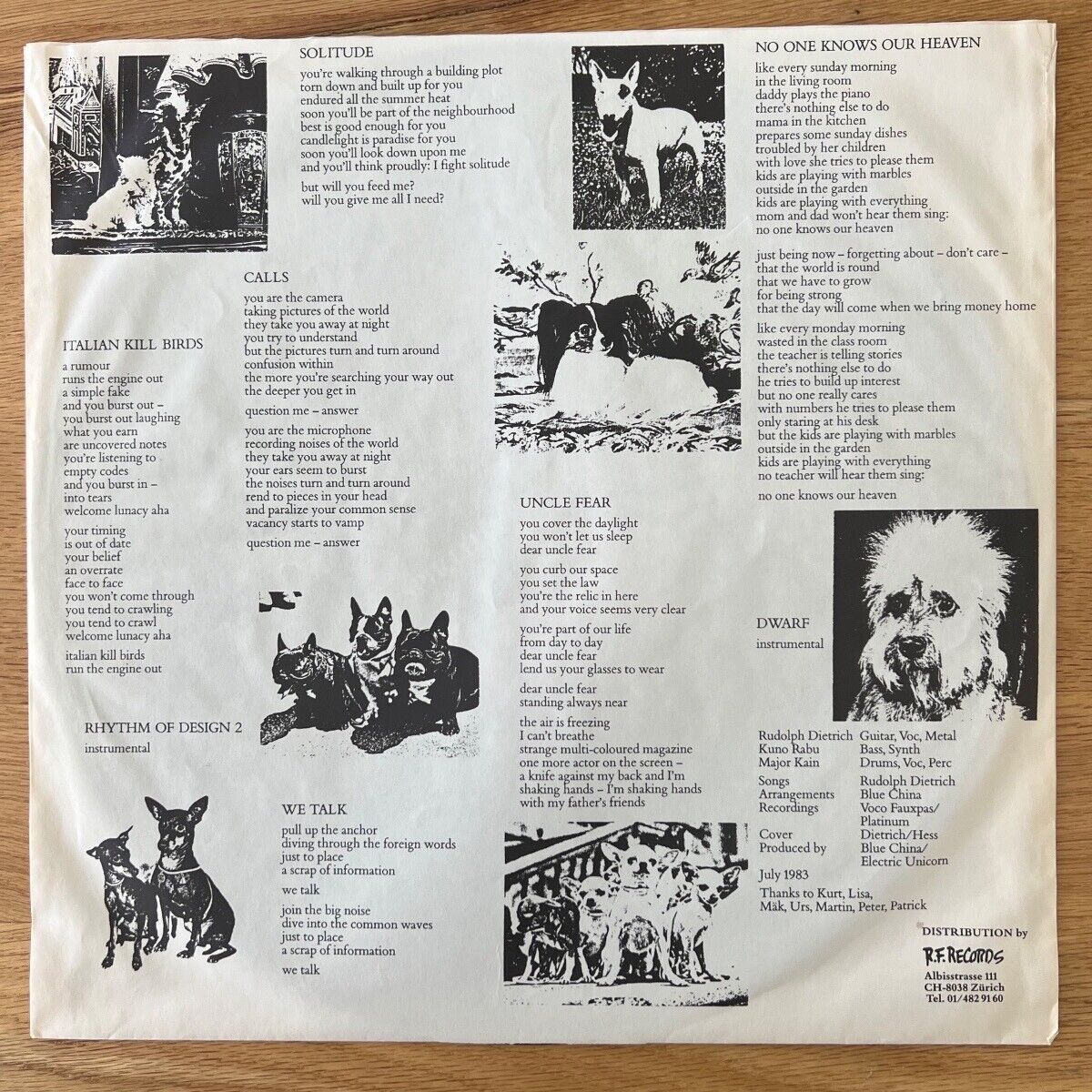 Blue China - Spiritual Beauty / 1. Swiss-Press. 1983 - (M-/M-)