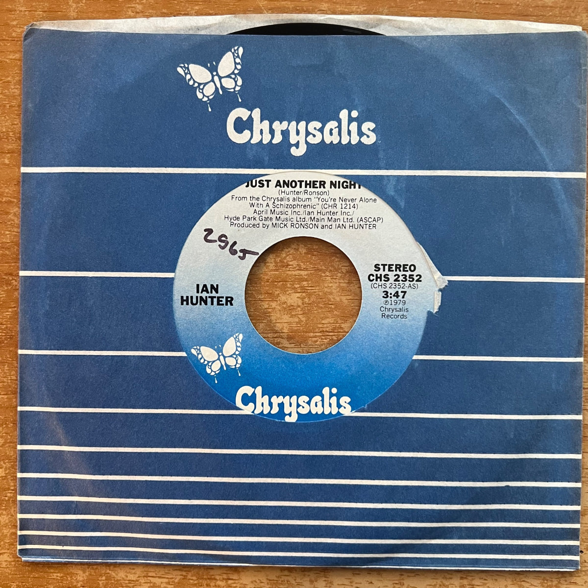Ian Hunter - Just Another Night / 1. US-Press. 1979 - (M-/VG++)