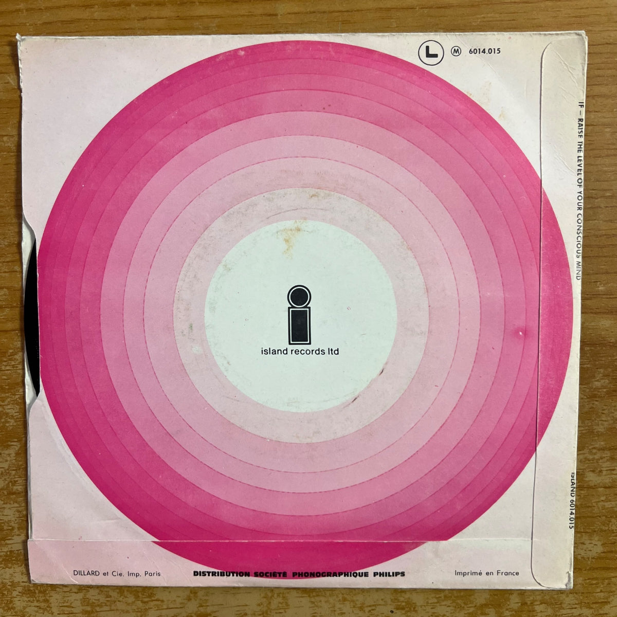 If - Raise The Level Of Your Conscious Mind / 1. France-Press. 1970 - (M-/VG+)