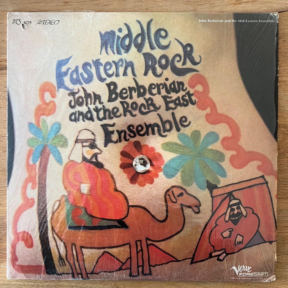 John Berberian & Rock East Ensemble - Middle Eastern Rock / 1. US-Press. 1969 (M-/VG+)