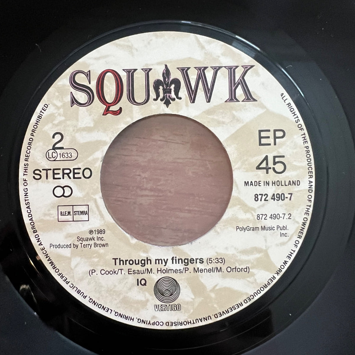 IQ - Sold On You / 1. EU-Press. 1989 - (M-/M-)