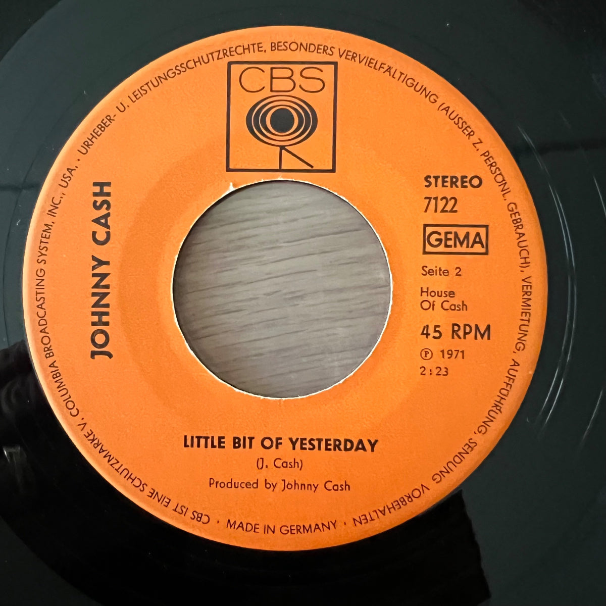 Johnny Cash - Man In Black / D-Promo 1971 - (VG+/VG+)
